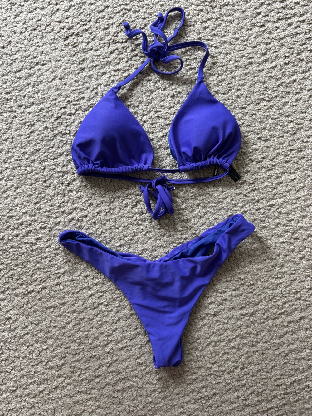 Fashion nova cheeky bikini in indigo